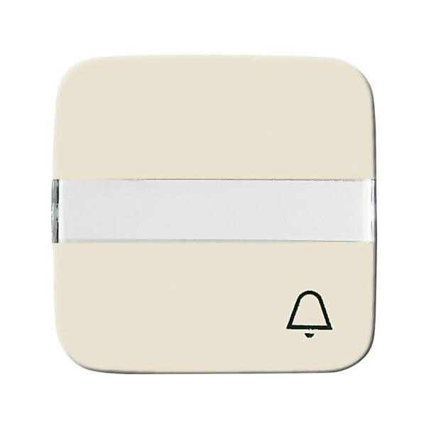 Busch-Jaeger Wippe ws Symbol Klingel m.Beschriftungsfeld 2506 N/KI-212